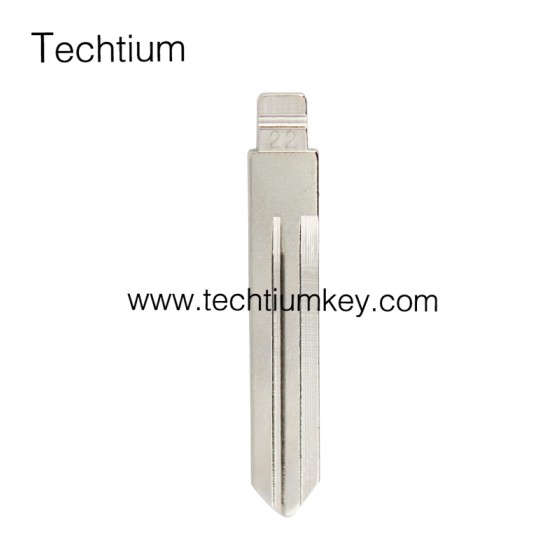 22# Metal Blank For Nissan NSN14 A33 Tiida Teana Livina Sunny,Opel,toyota  KD VVDI JMD remote master flip key blade